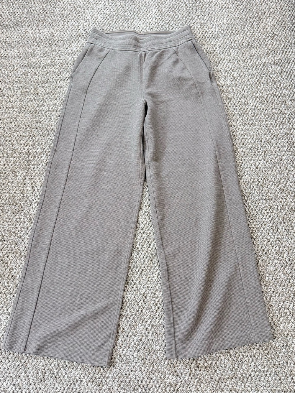 lululemon athletica Wide-Leg Track Pants in Heather Gray